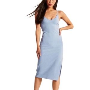 Abercrombie seamless ribbed midi dress
